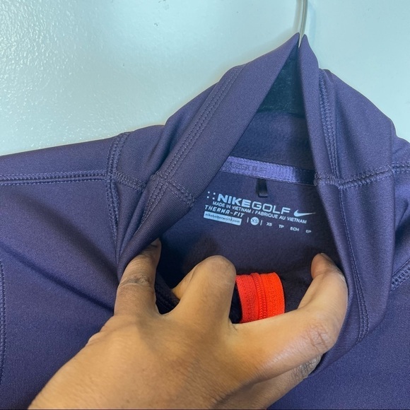 🌹Nike Golf Purple Thermal Full Zip Jacket Womens XS Sports Fitness Running - Picture 7 of 7
